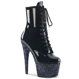 ADORE-1020LG Pleaser Black Patent Sexy Platform Shoes (Pole Dancing Heels)
