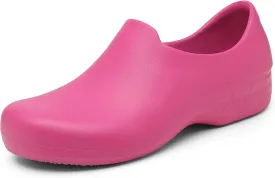 Black Garden Shoes for Women - Professional Oil Water Resistant Nursing Chef ShoesNon-Slip Safety Working Shoes for Kitchen Garden Hospital