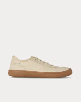 Canvas in Viscose & Linen Sage Tint Low Top Sneakers