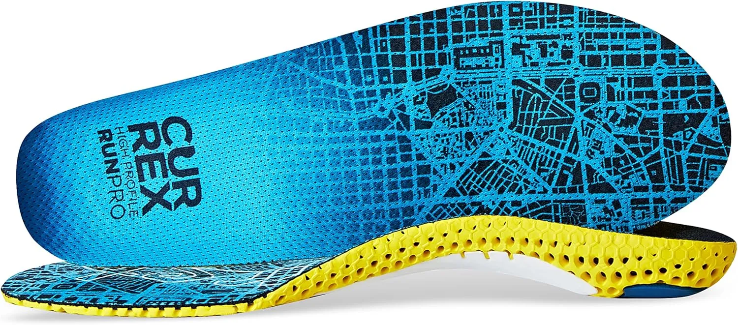 CURREX RunPro Insoles for Running Shoes ?C Arch Support Inserts to Help Reduce Fatigue, Prevent Injuries & Boost Performance ?C For Men & Women ?C High Arch, Large