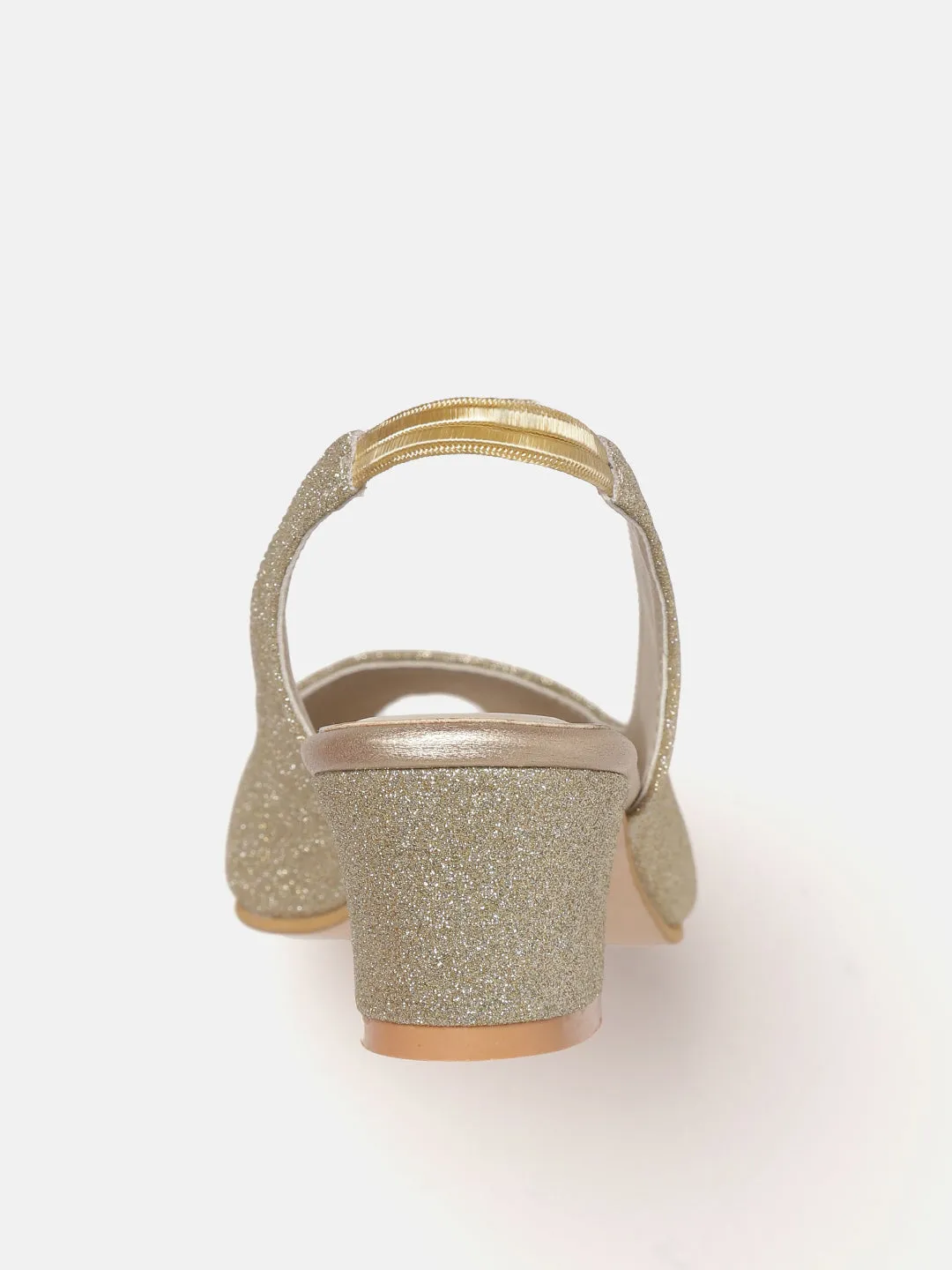 Glitter Block Heels