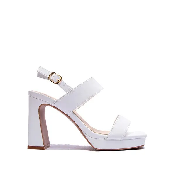 Krisha Two Strap Block Heel Sandal