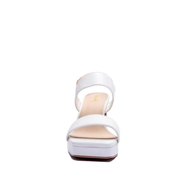 Krisha Two Strap Block Heel Sandal