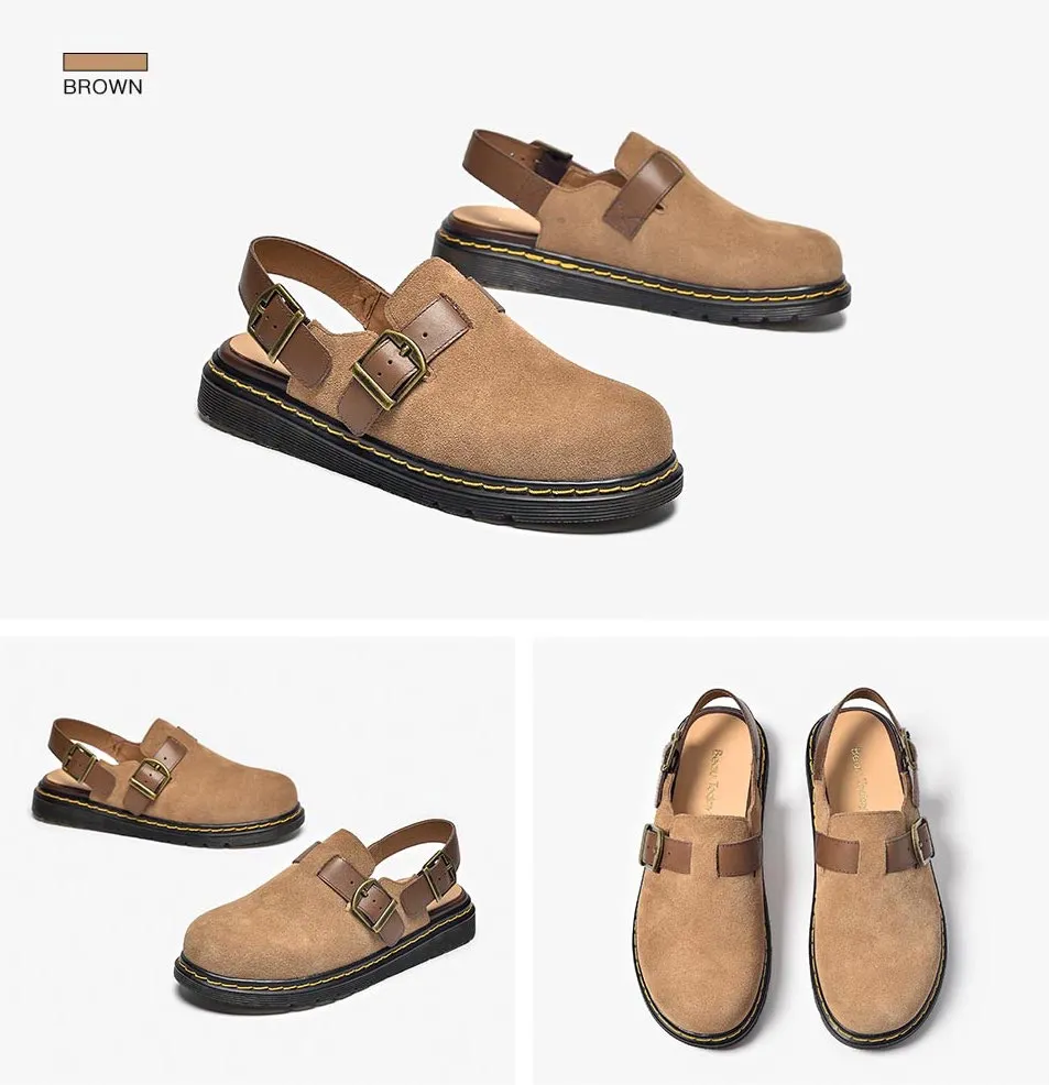 Outdoor leather sandals