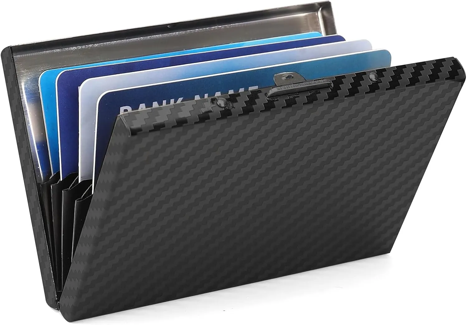 RFID Stainless Steel Credit Card Wallet Slim Metal Business Card Holder for Women Men