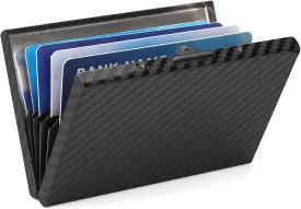 RFID Stainless Steel Credit Card Wallet Slim Metal Business Card Holder for Women Men