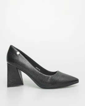 Tomaz NN318 Ladies Matte Block Heels