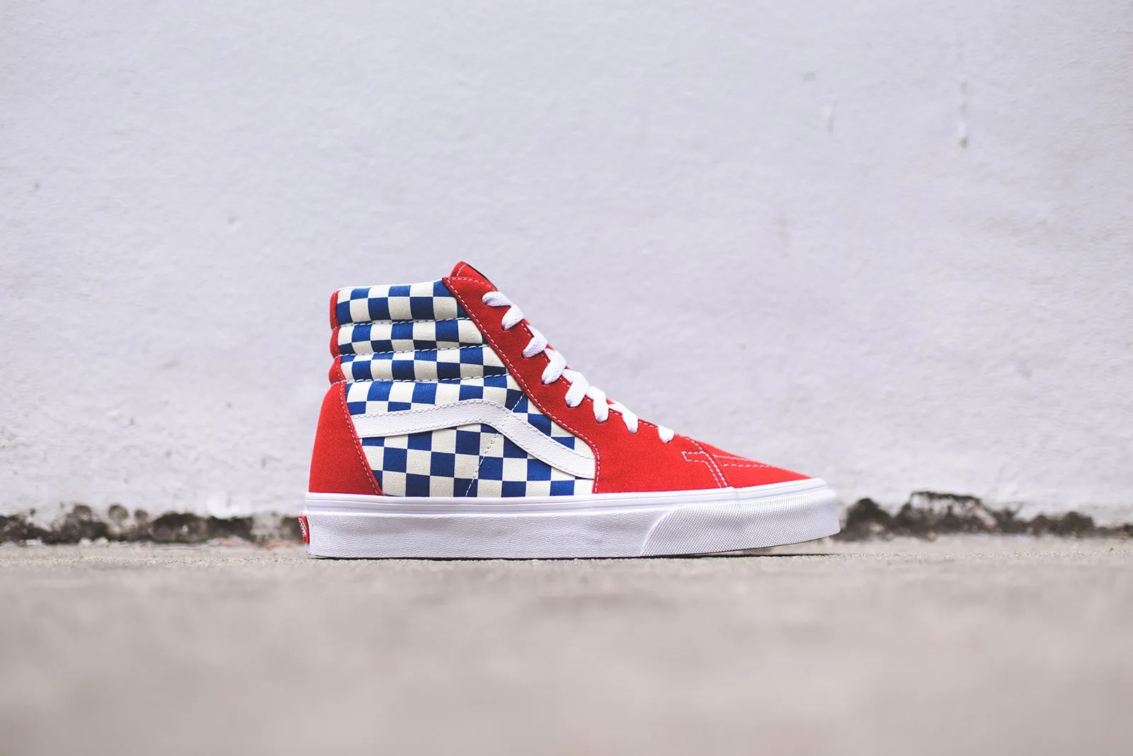 VANS SK8-HI - RED / BLUE
